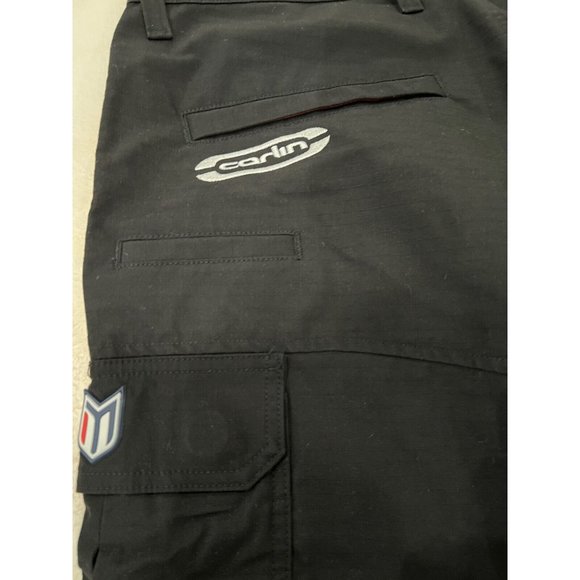 Marwin Sports Motorsport Performance Cargo Shorts 34  7 Pockets Black - Picture 7 of 11